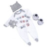 Boite cadeau ensemble Chat gris pour garçon