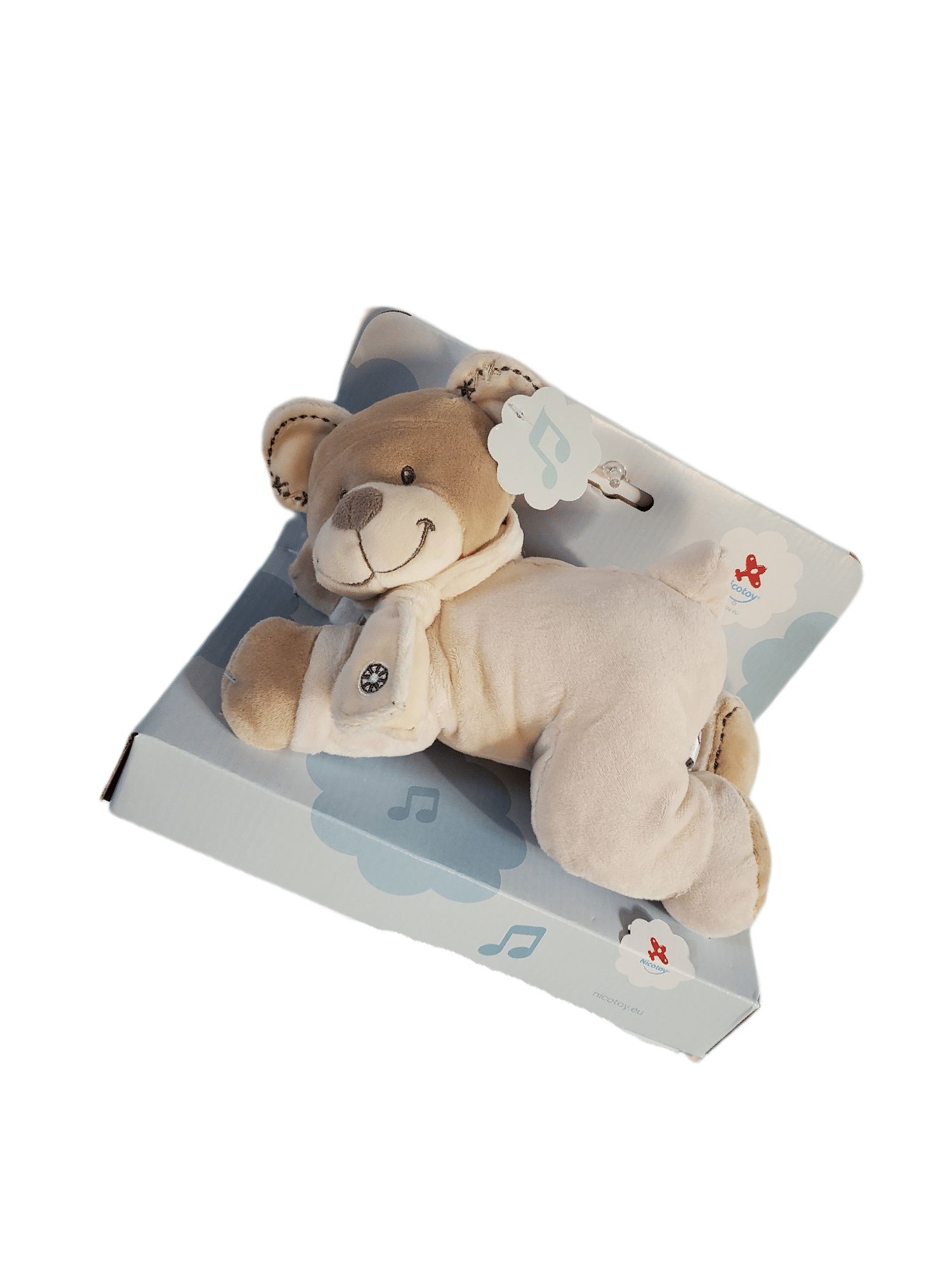 Doudou b b fille ourson musical en Coffret de naissance l doudou